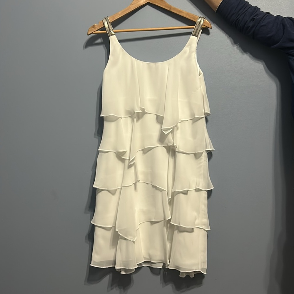 Calvin Klein Ruffle Dress Size 8